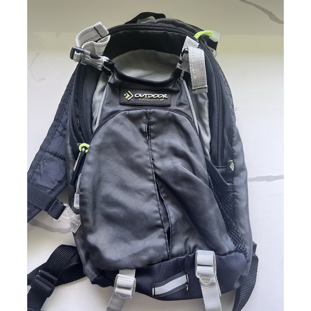 Vintage Outdoor Products Gray Nylon Lightweight Hiking Backpack No Bladder